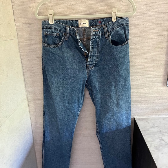 Sezane High Rise Women's Jeans - Blue - Picture 1 of 3